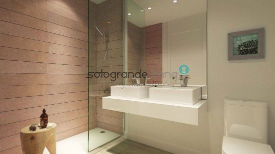 Baño de Apartamento en venta en Estepona con Aire acondicionado, Calefacción y Terraza