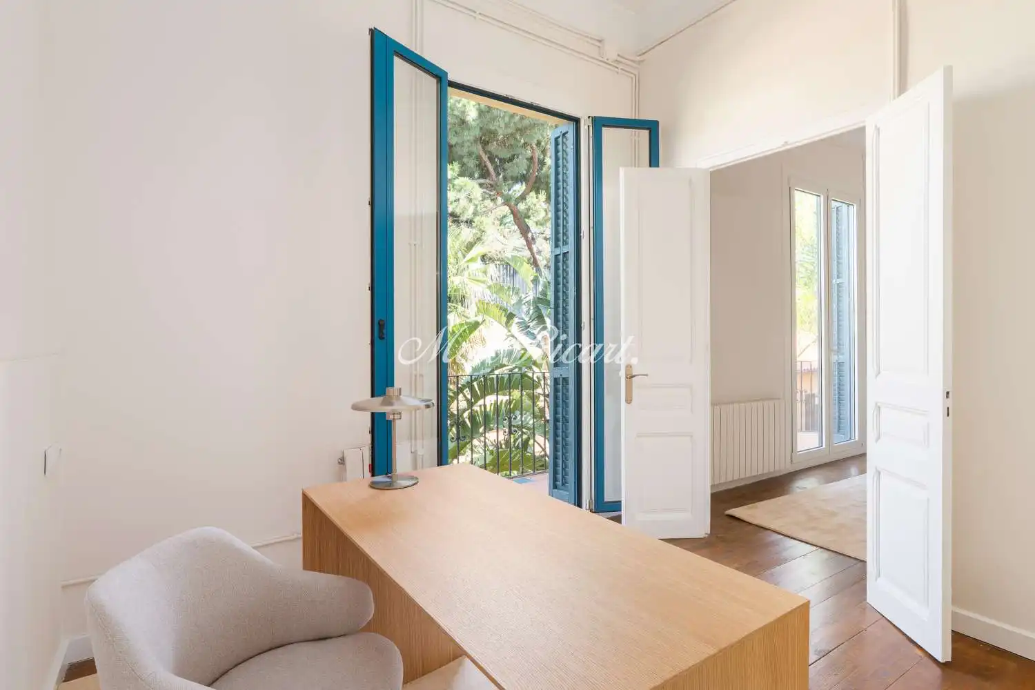 Bedroom of Flat for rent in Barcelona  with Air Conditioner, Heating and Swimming Pool