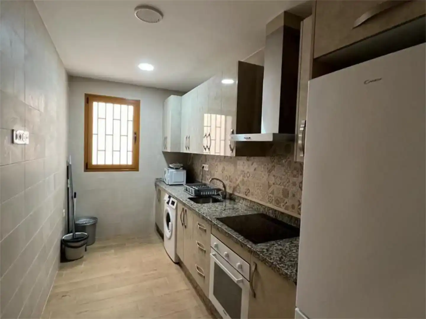Kitchen of Flat for rent in Melilla  with Air Conditioner and Furnished