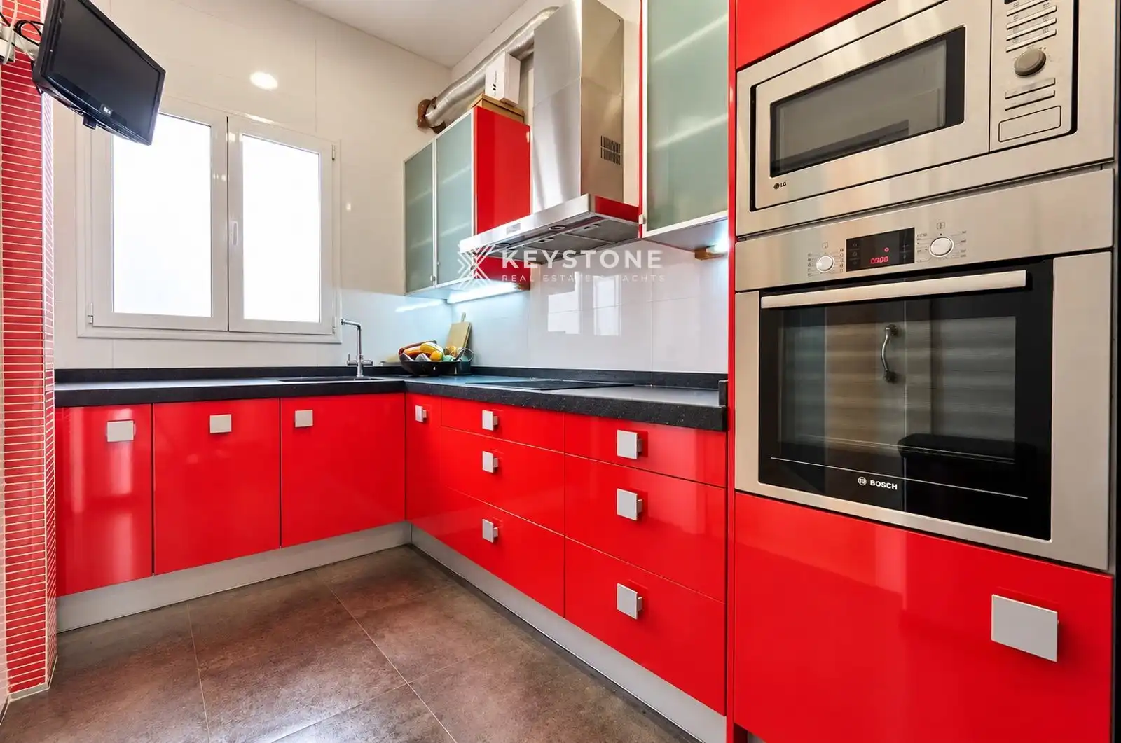Cocina de Piso de alquiler en Alicante / Alacant con Aire acondicionado, Calefacción y Terraza