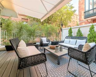 Terrace of Apartment to rent in  Madrid Capital  with Air Conditioner, Heating and Parquet flooring