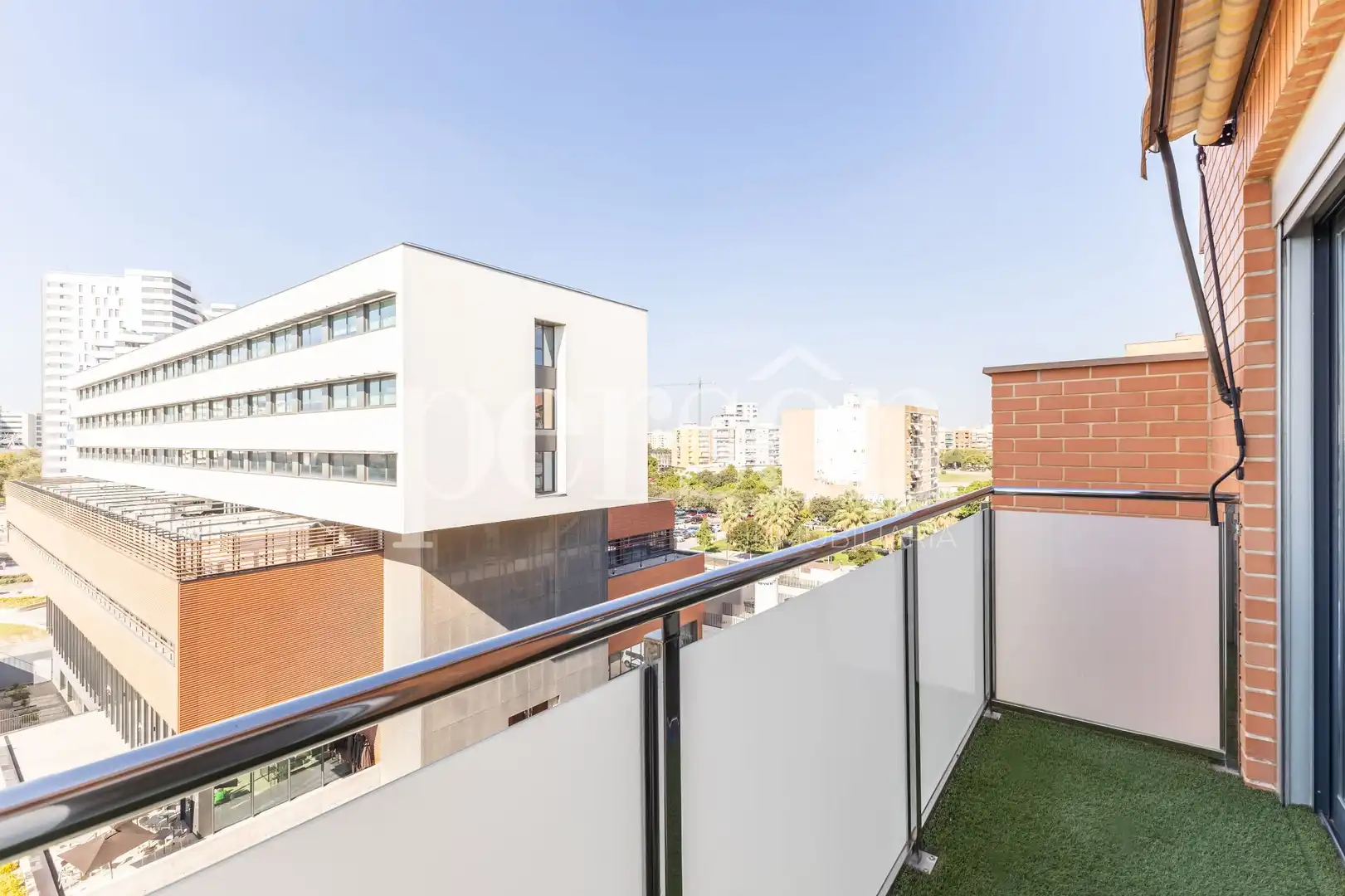Terraza de Piso de alquiler en Valencia con Calefacción, Terraza y Amueblado