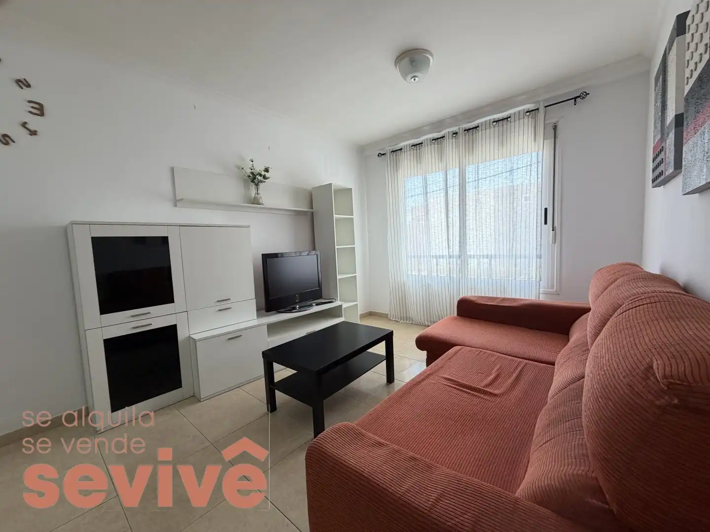 Living room of Flat for sale in Granadilla de Abona  with Terrace and Furnished