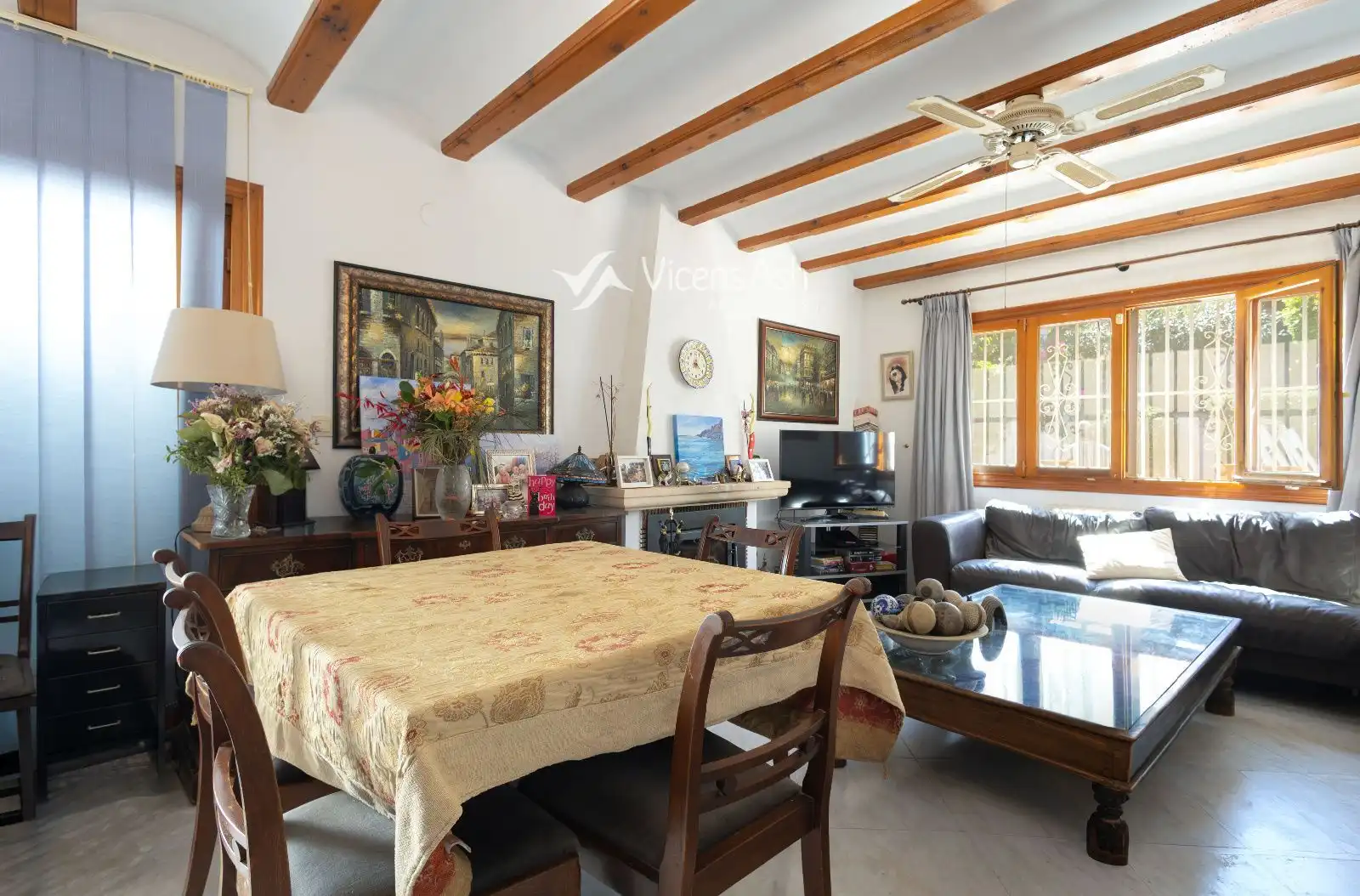 Sala de estar de Casa o chalet en venta en Cap Martí - El Tossalet - Pinomar