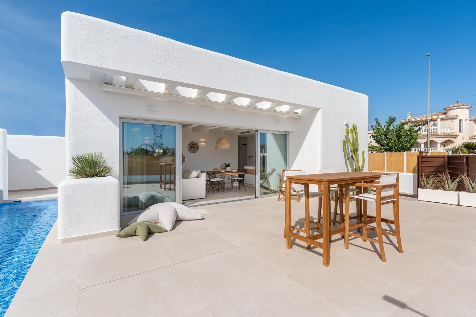 Terrassa de Casa o xalet en venda en Los Alcázares amb Calefacció, Jardí privat i Terrassa