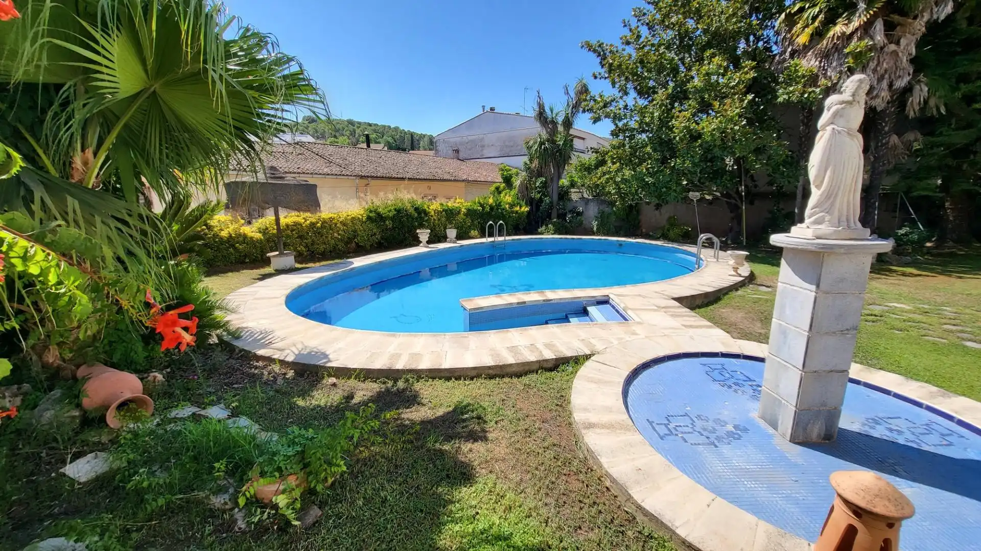 Piscina de Casa o xalet en venda en Atzeneta d'Albaida amb Terrassa, Traster i Piscina