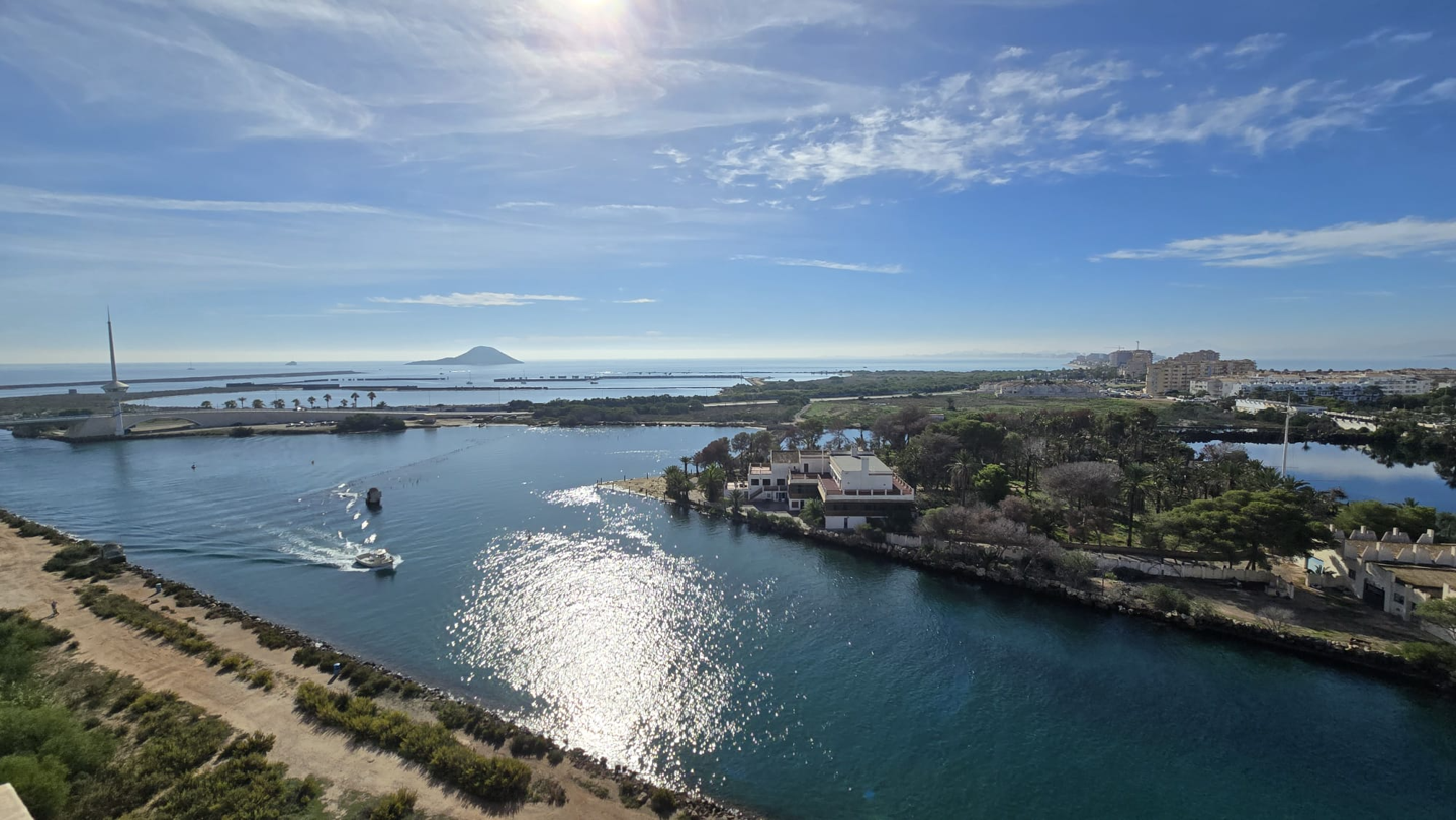 Exterior view of Attic for sale in La Manga del Mar Menor  with Air Conditioner, Private garden and Terrace