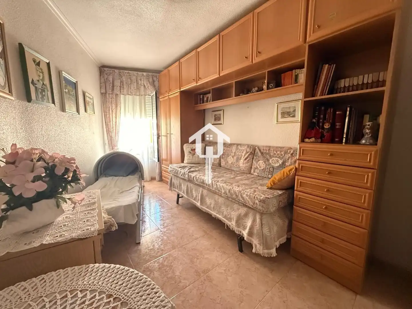 Sala de estar de Piso en venta en Alicante / Alacant con Aire acondicionado, Amueblado y Balcón
