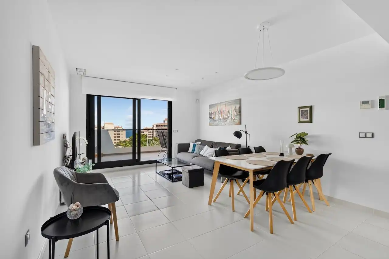 Sala de estar de Ático en venta en Elche / Elx con Aire acondicionado, Calefacción y Jardín privado