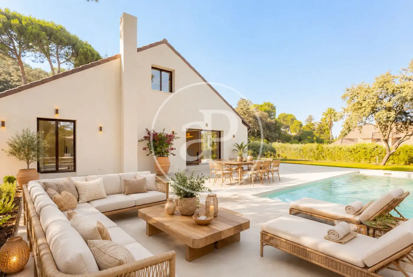 Terrassa de Casa o xalet en venda en Ciudalcampo amb Aire condicionat, Calefacció i Jardí privat
