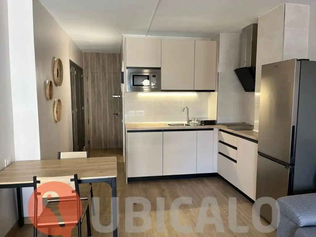 Cocina de Estudio de alquiler en Puerto de la Cruz con Terraza, Amueblado y Lavadora