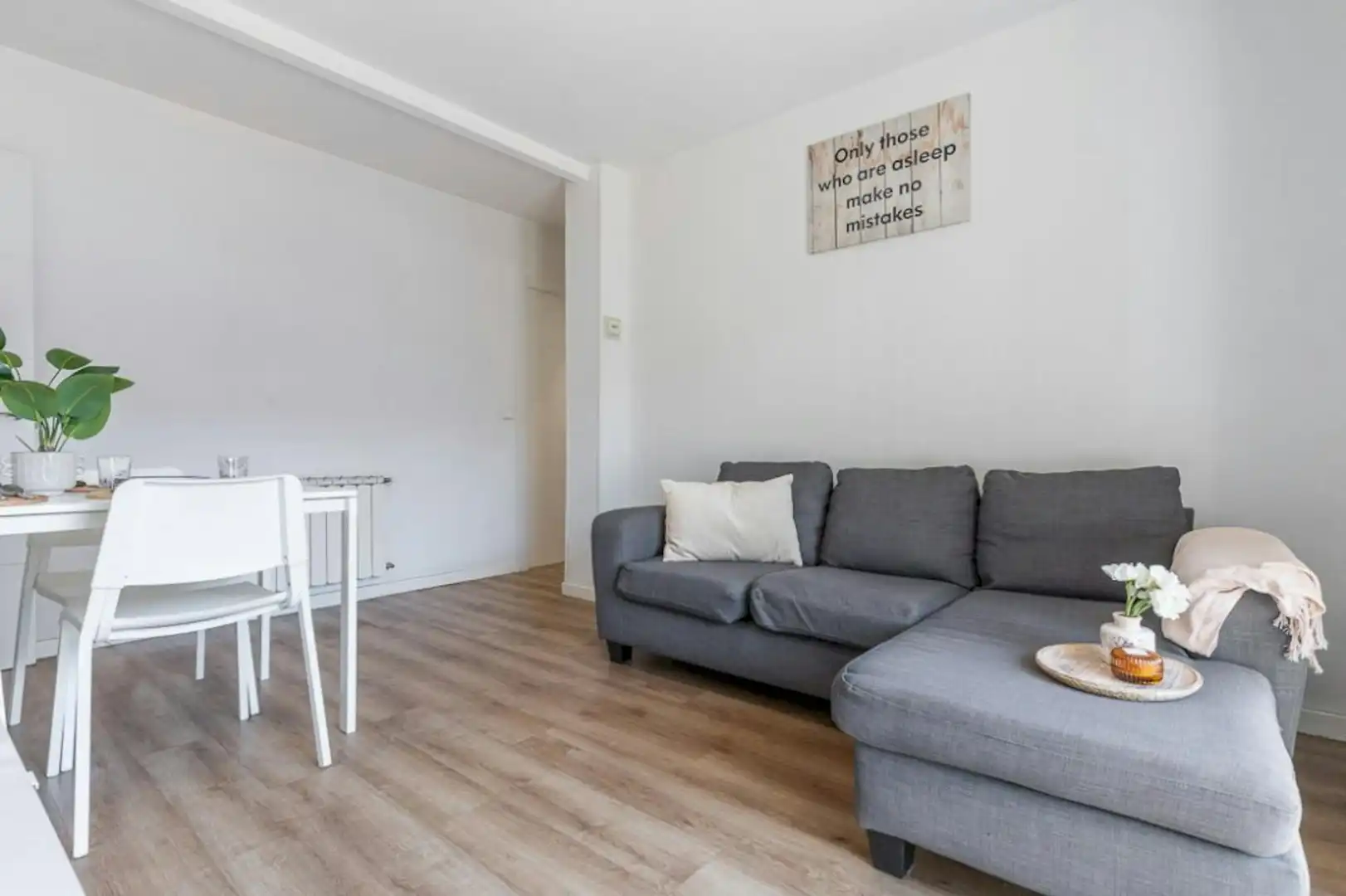 Living room of Flat for share in Madrid  with Furnished, Washing machine and TV