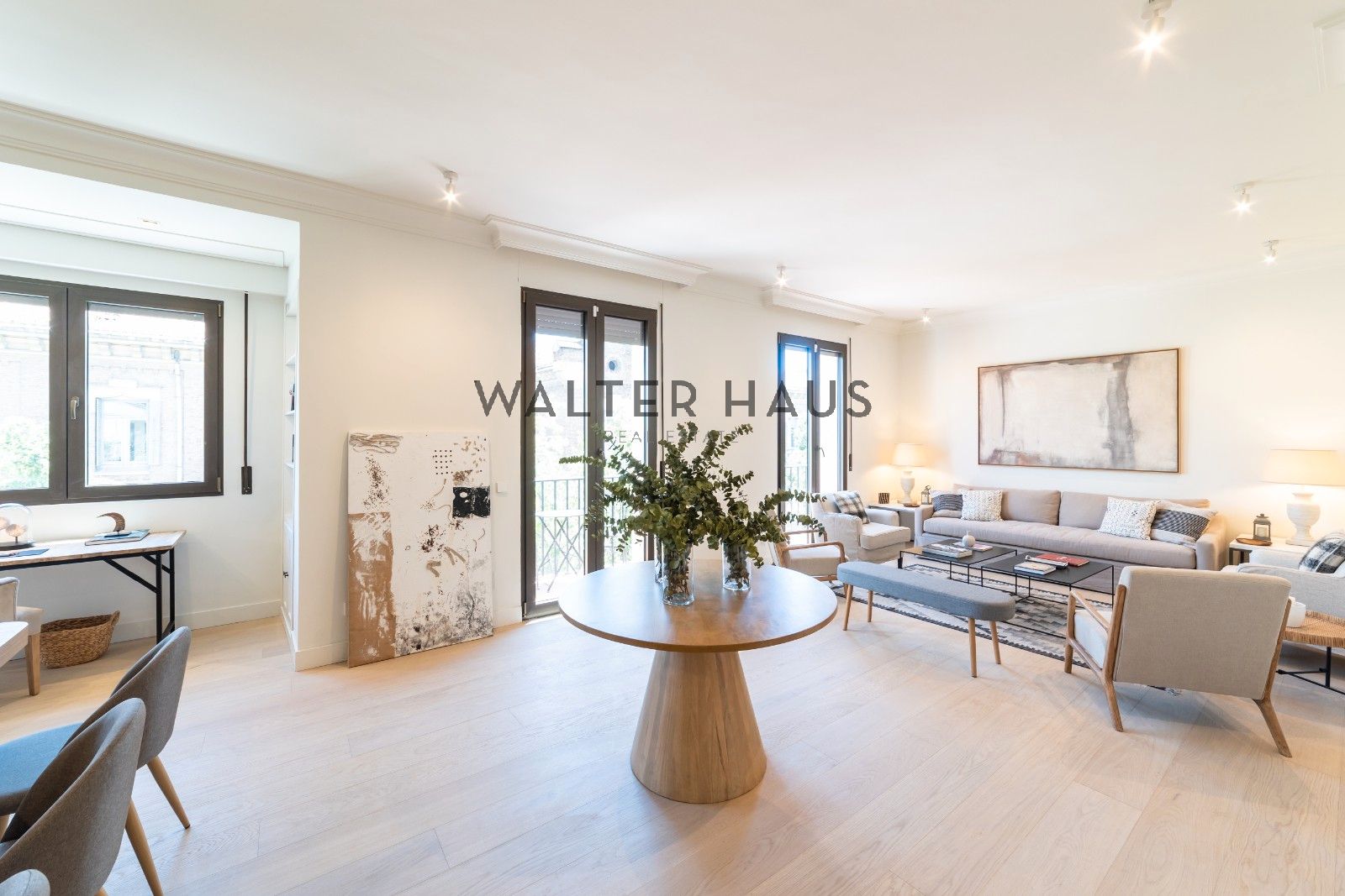 Sala d'estar de Pis en venda en  Madrid Capital amb Aire condicionat, Calefacció i Terrassa
