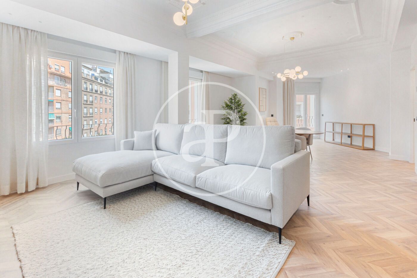 Sala de estar de Piso en venta en  Valencia Capital con Calefacción, Amueblado y Balcón