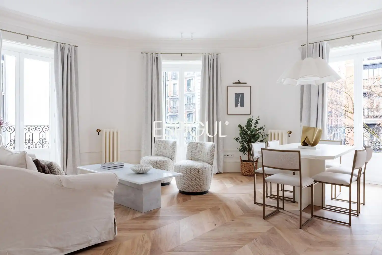 Sala de estar de Piso en venta en Madrid con Aire acondicionado, Calefacción y Amueblado
