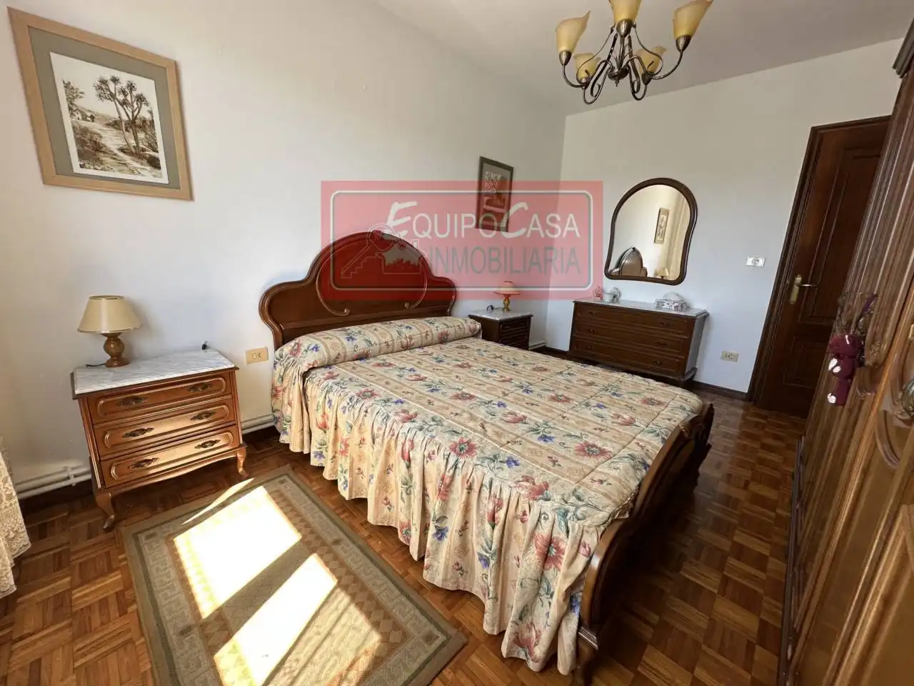 Bedroom of Flat for sale in Begonte  with Heating, Private garden and Parquet flooring