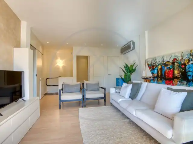 Sala de estar de Planta baja en venta en Calonge i Sant Antoni con Aire acondicionado, Calefacción y Jardín privado