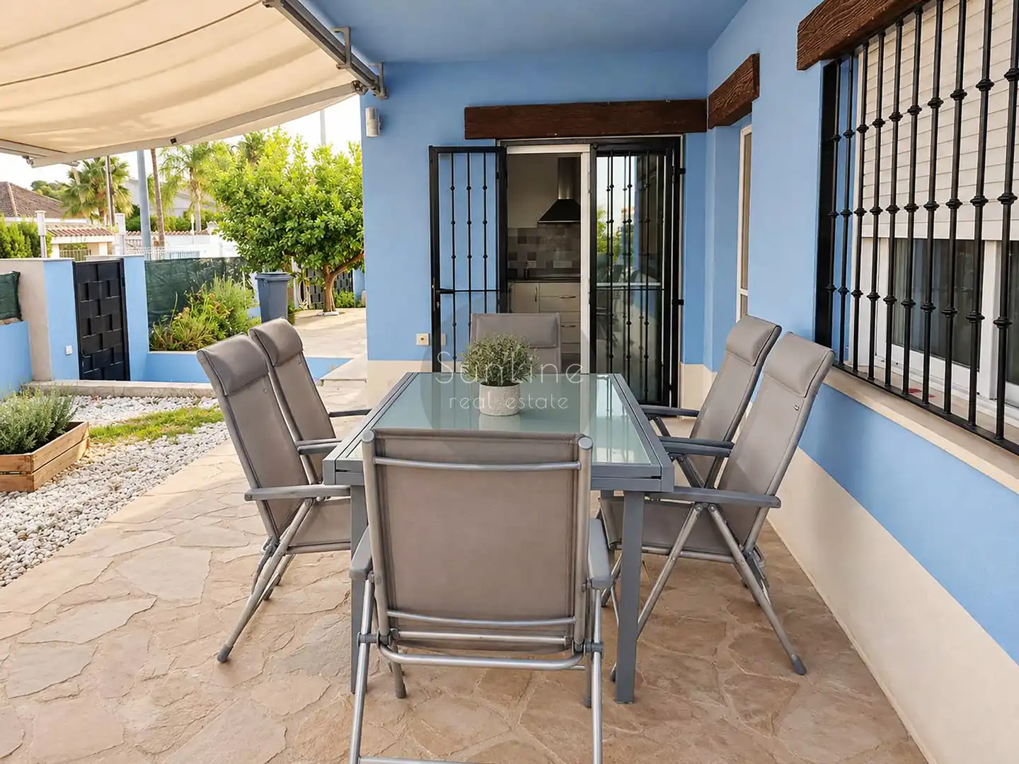 Terrassa de Casa o xalet de lloguer en Picassent amb Aire condicionat, Jardí privat i Terrassa