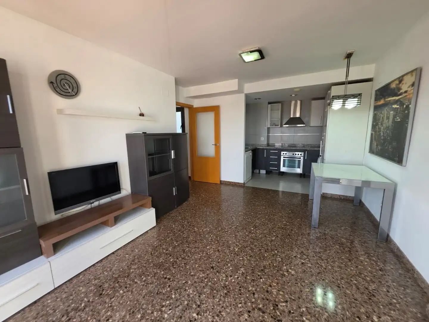 Living room of Attic for sale in Sagunto / Sagunt  with Air Conditioner, Terrace and Storage room