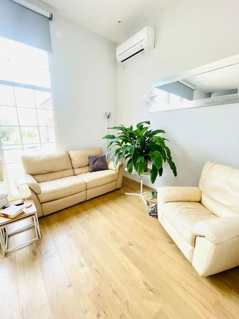 Sala d'estar de Casa o xalet en venda en Nuevo Baztán amb Aire condicionat, Calefacció i Jardí privat