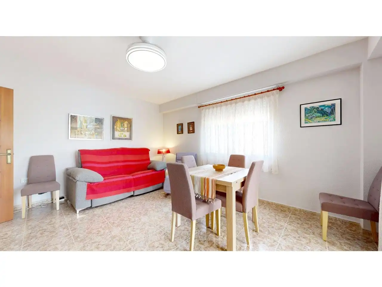 Sala d'estar de Pis en venda en Sueca amb Jardí privat i Terrassa