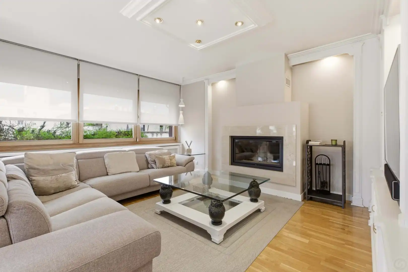 Living room of Duplexes for sale in Girona  with Air Conditioner, Heating and Terrace