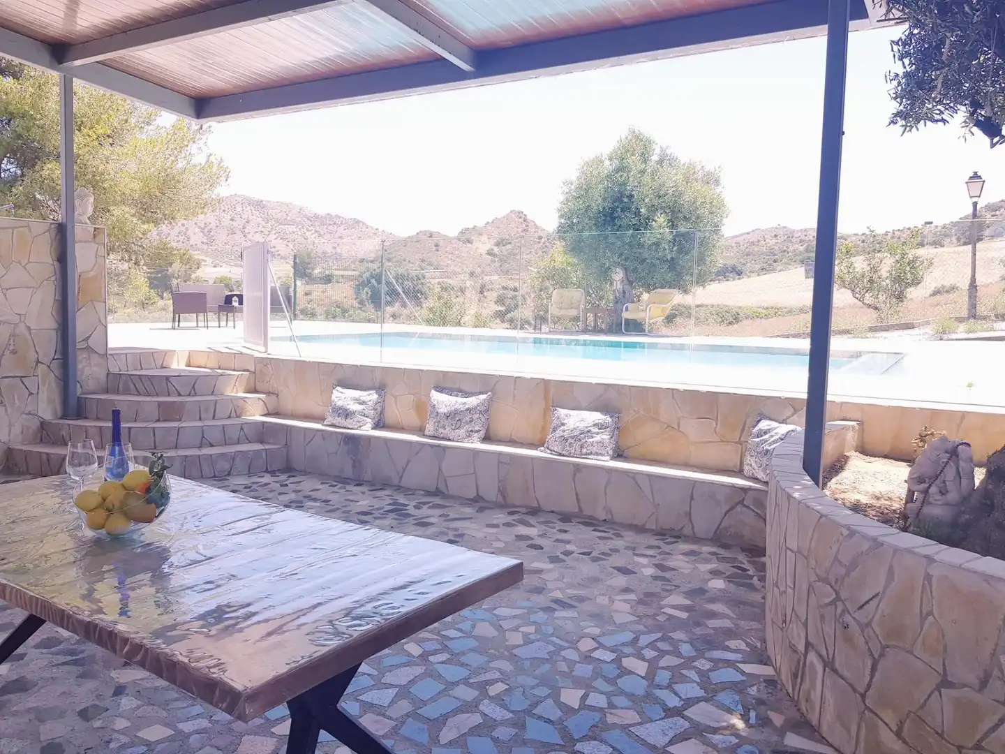 Terrassa de Casa o xalet en venda en Pizarra amb Aire condicionat, Calefacció i Jardí privat