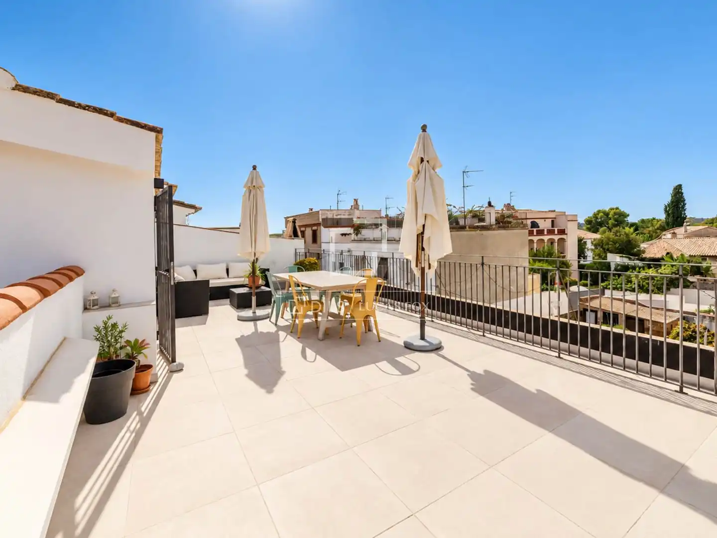 Terraza de Casa o chalet en venta en Centre
