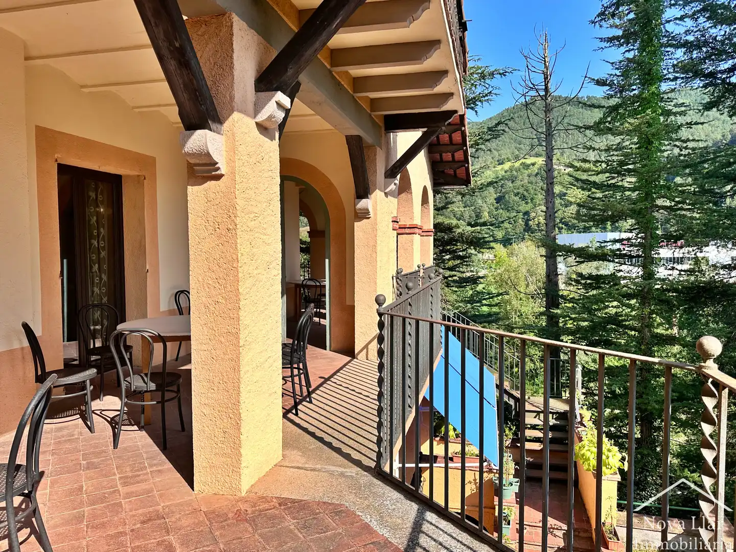 Terrassa de Casa o xalet en venda en Ripoll amb Calefacció, Jardí privat i Parquet