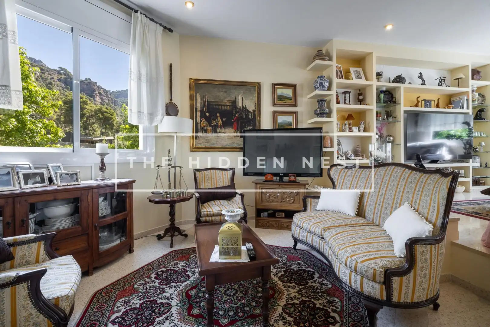 Sala d'estar de Casa o xalet en venda en Matadepera amb Calefacció, Jardí privat i Terrassa