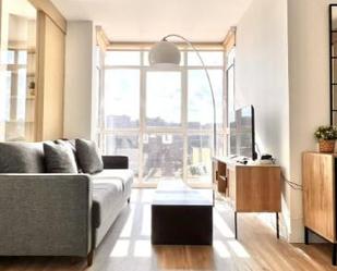 Living room of Flat to rent in Santander  with Heating, Storage room and Furnished