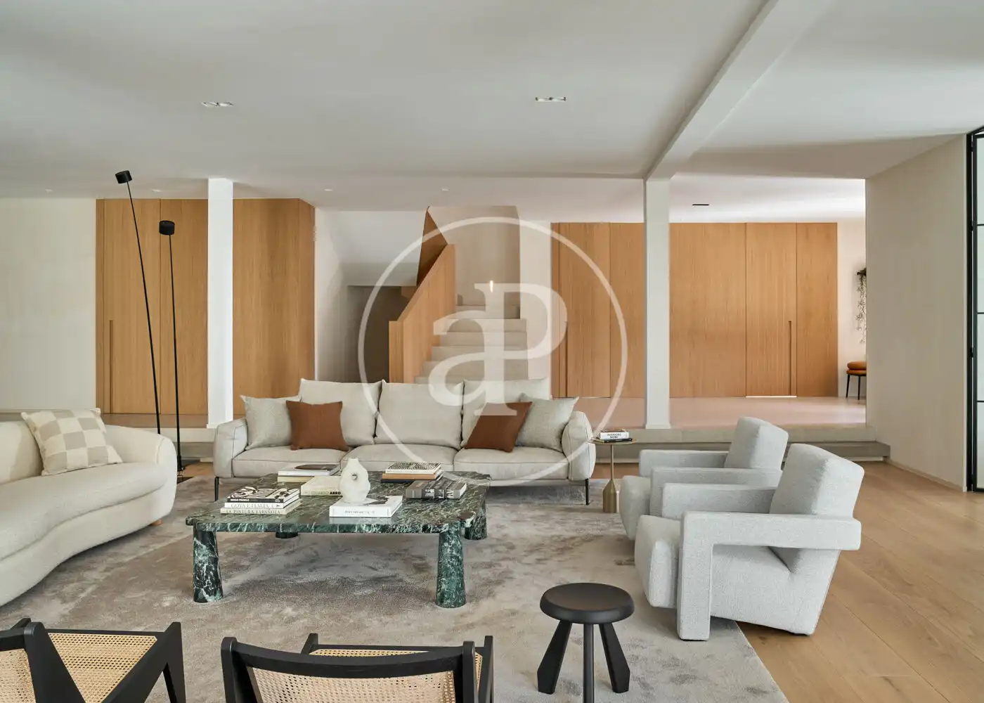 Sala d'estar de Casa o xalet en venda en Boadilla del Monte amb Aire condicionat, Calefacció i Jardí privat