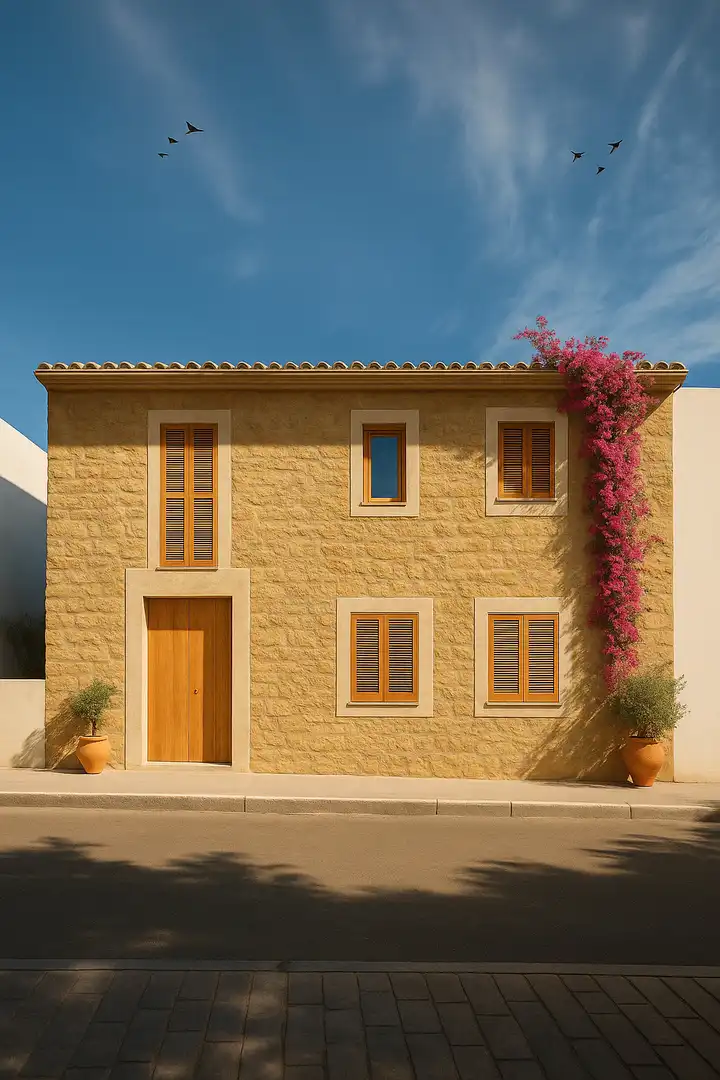Vista exterior de Casa adosada en venta en Pollença con Terraza