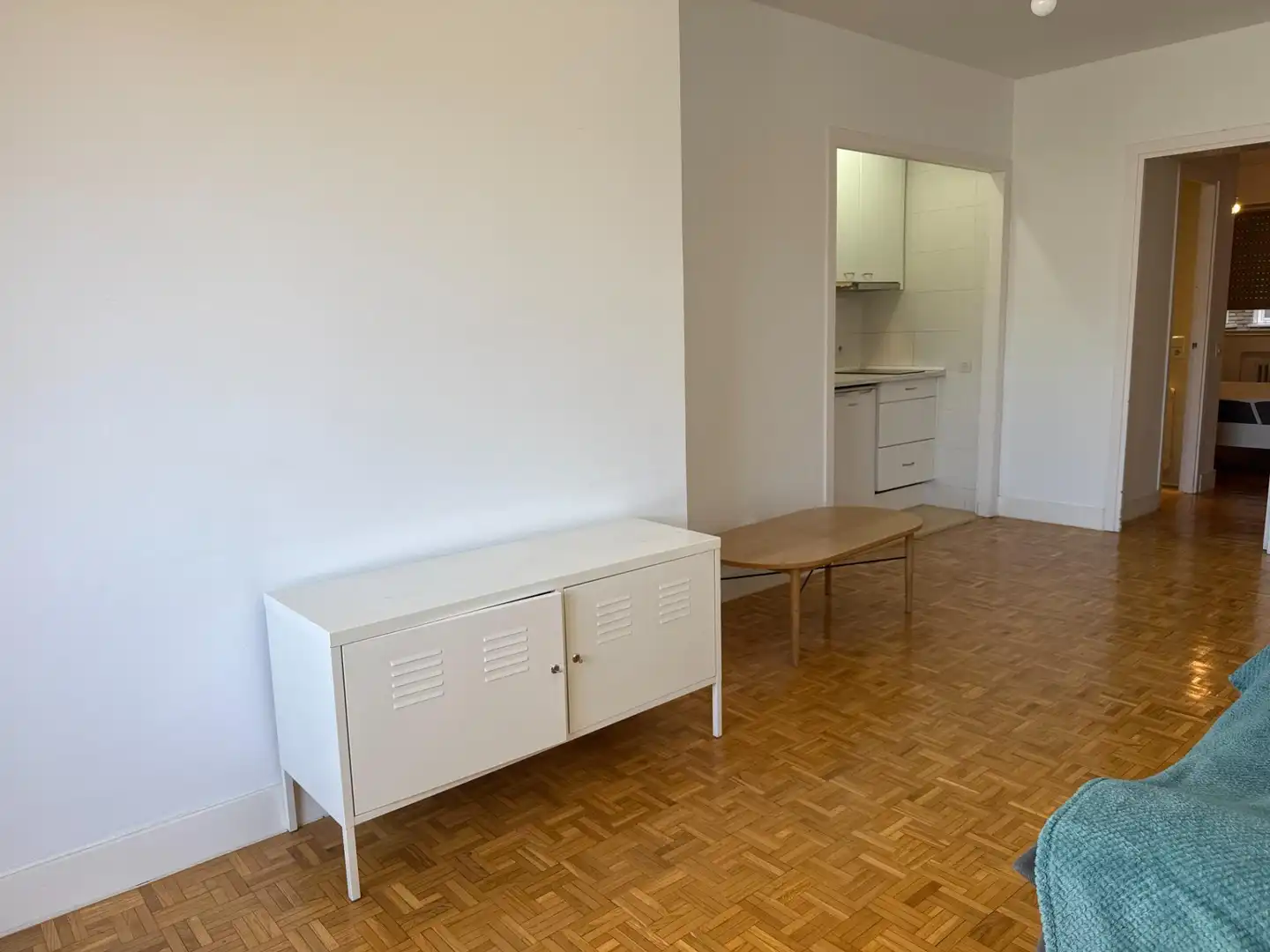 Sala de estar de Apartamento de alquiler en Madrid con Aire acondicionado, Calefacción y Terraza