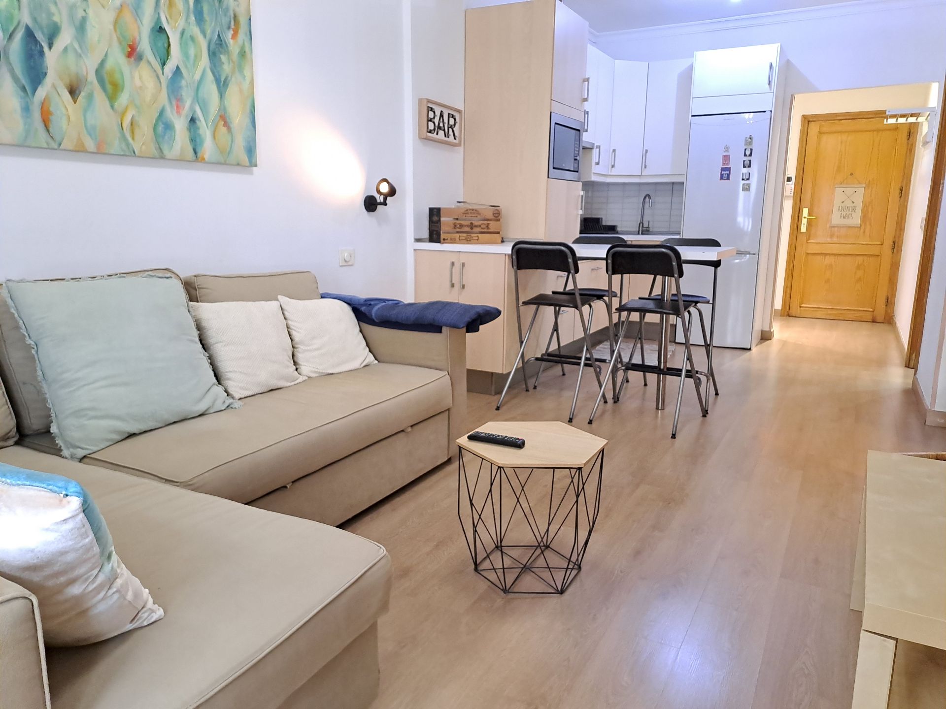 Living room of Apartment to rent in Las Palmas de Gran Canaria  with Furnished, Washing machine and Balcony