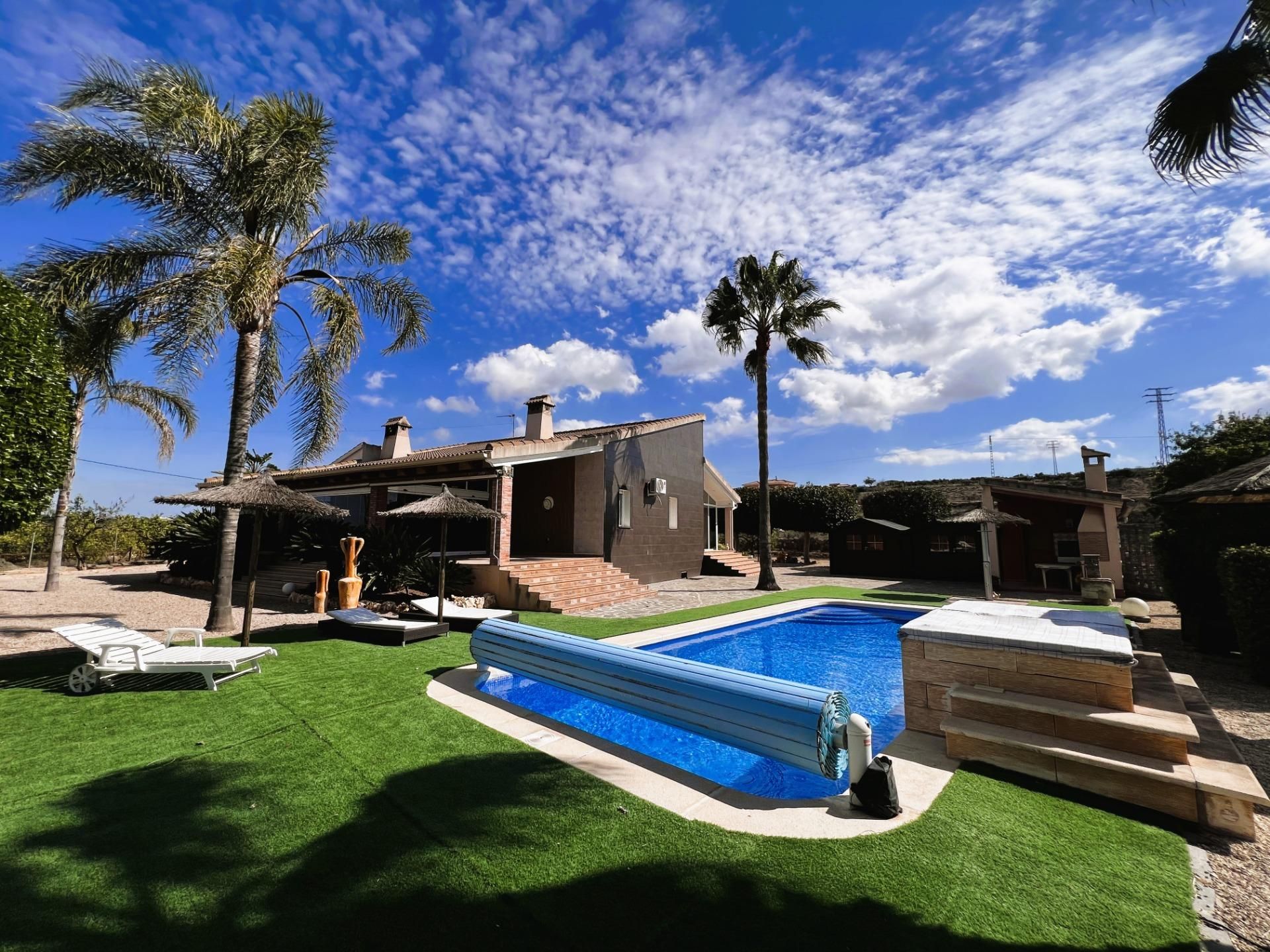 Swimming pool of Houses for sale in Orihuela  with Air Conditioner, Private garden and Terrace