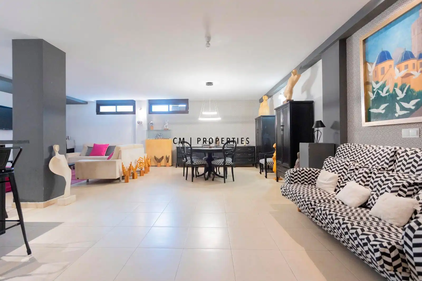 Sala de estar de Casa adosada de alquiler en Bétera con Aire acondicionado, Calefacción y Parquet