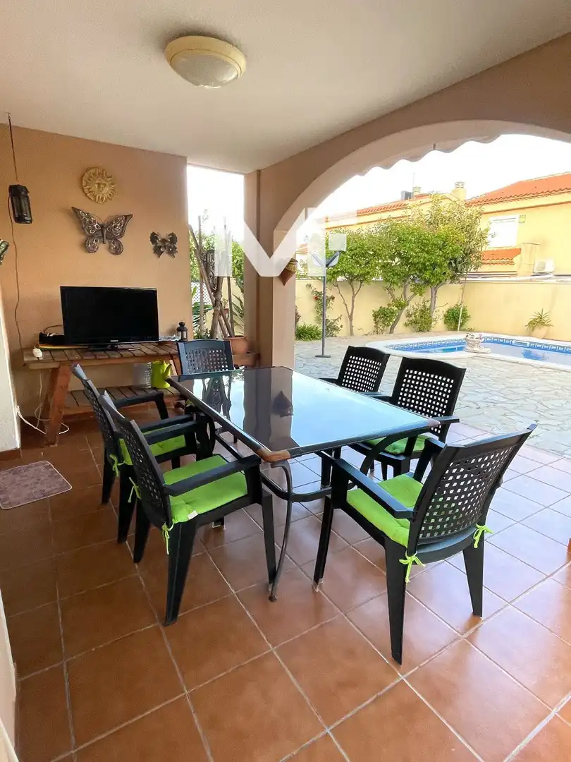 Terrasse von Haus oder Chalet zum Verkauf in Mont-roig del Camp mit Klimaanlage und Schwimmbad