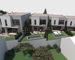 Exterior view of Single-family semi-detached for sale in Vigo   with Heating, Private garden and Terrace