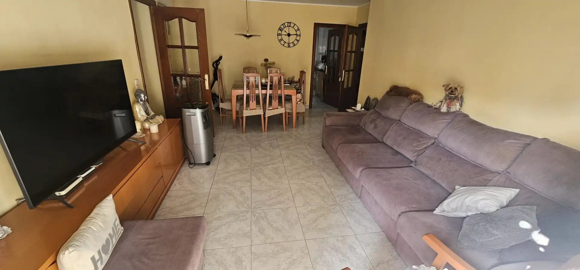 Living room of Flat for sale in Mataró  with Heating, Storage room and Balcony