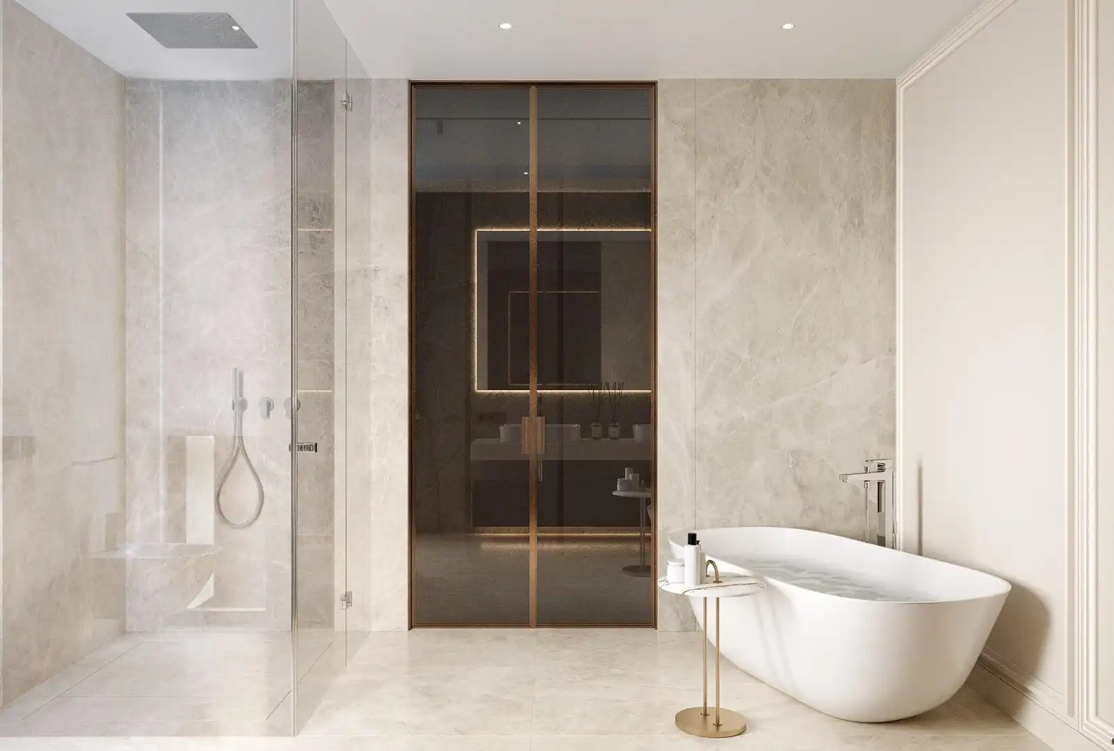 Bathroom of Houses for sale in Marbella  with Air Conditioner, Heating and Private garden