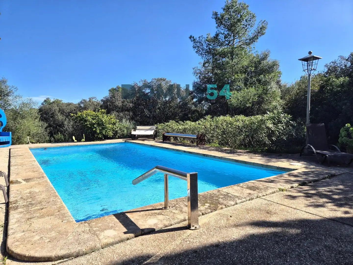 Piscina de Finca rústica de alquiler en Petra con Aire acondicionado, Terraza y Piscina