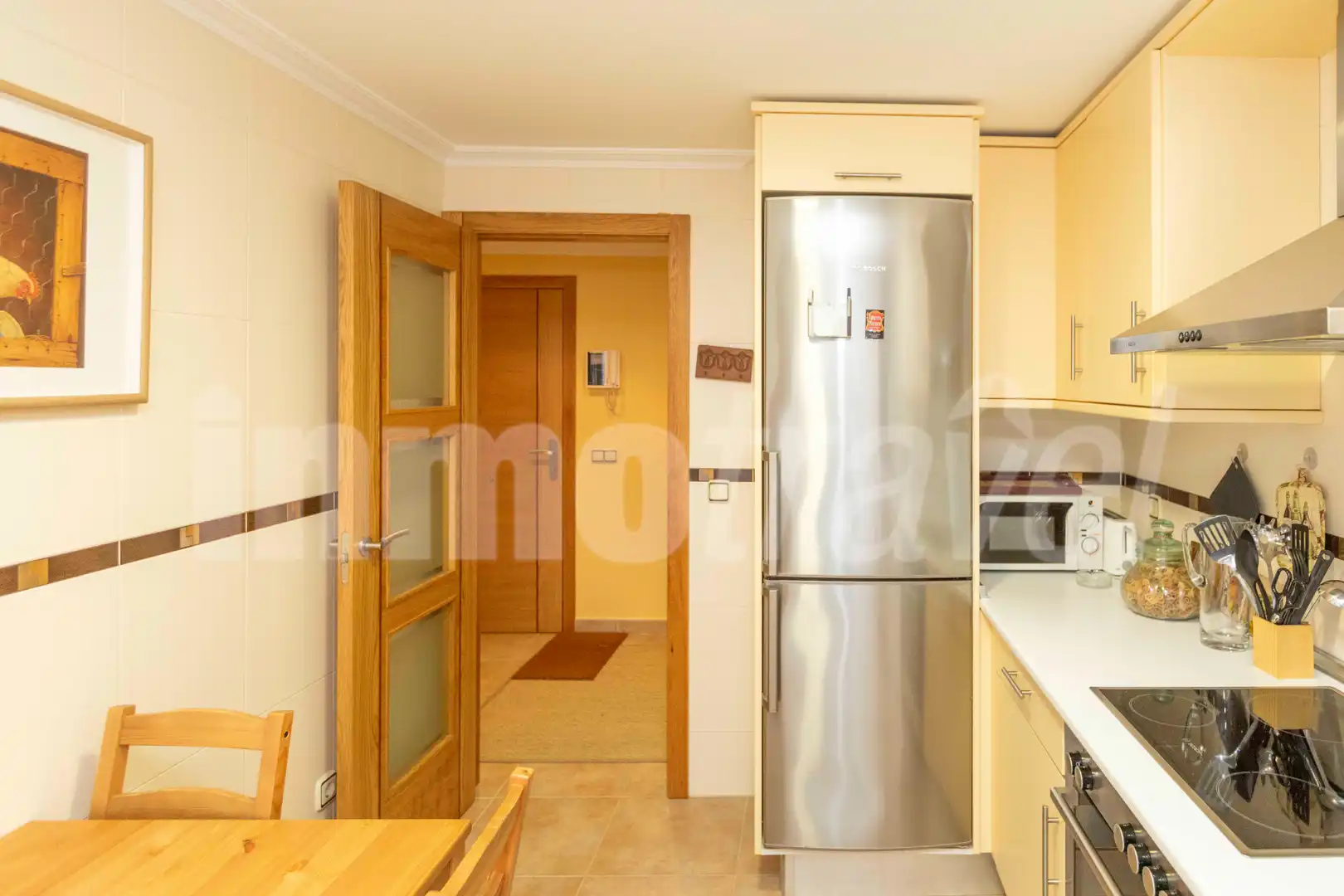 Cuina de Apartament en venda en Sanxenxo amb Aire condicionat, Parquet i Terrassa