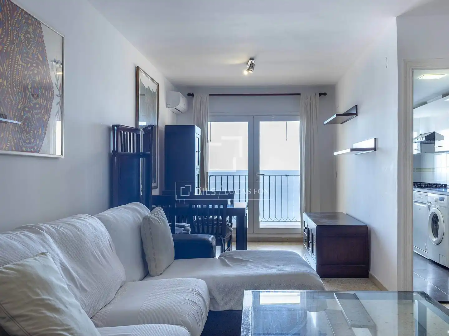 Sala de estar de Piso en venta en Alboraya con Aire acondicionado