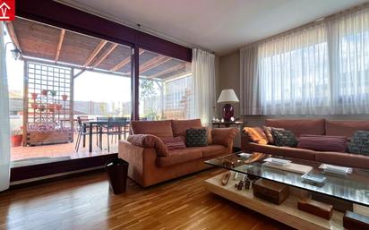 Living room of Attic for sale in Sabadell  with Air Conditioner, Heating and Terrace