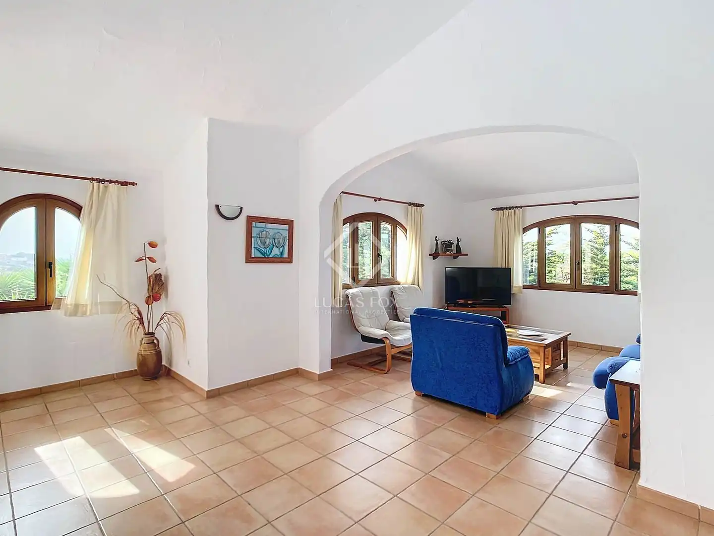 Wohnzimmer von Country house zum Verkauf in Ciutadella de Menorca mit Klimaanlage, Heizung und Privatgarten