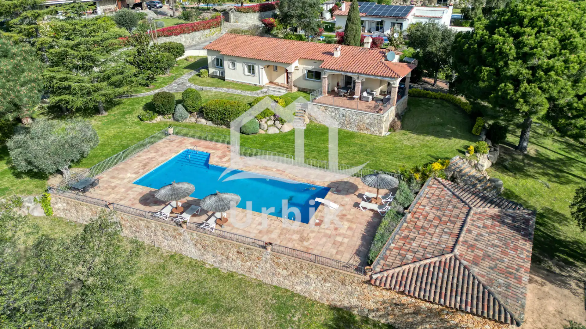Jardín de Casa o chalet en venta en Santa Cristina d'Aro con Aire acondicionado, Calefacción y Jardín privado