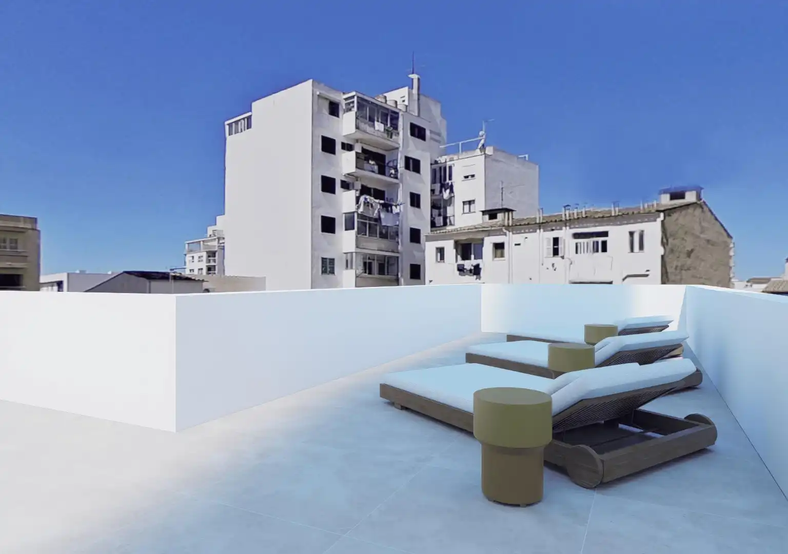 Terrace of Attic for sale in  Palma de Mallorca  with Air Conditioner, Private garden and Terrace