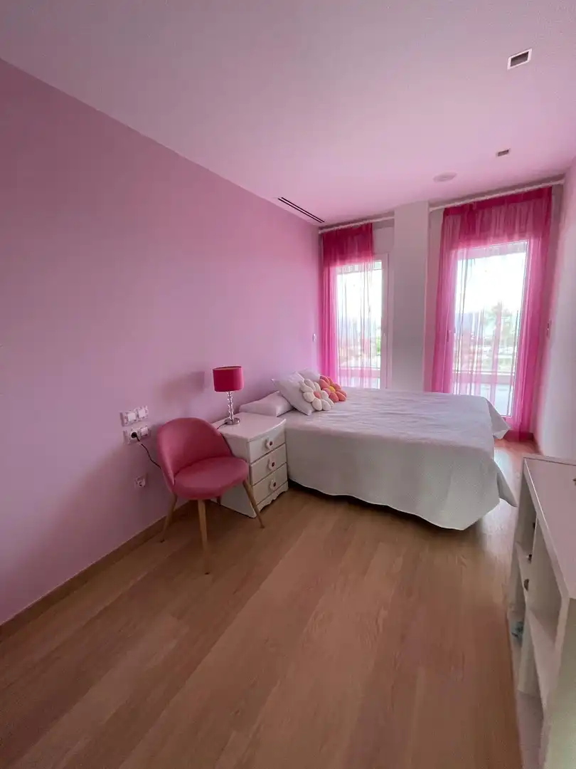Schlafzimmer von Haus oder Chalet zur Miete in Elche / Elx mit Klimaanlage, Heizung und Privatgarten