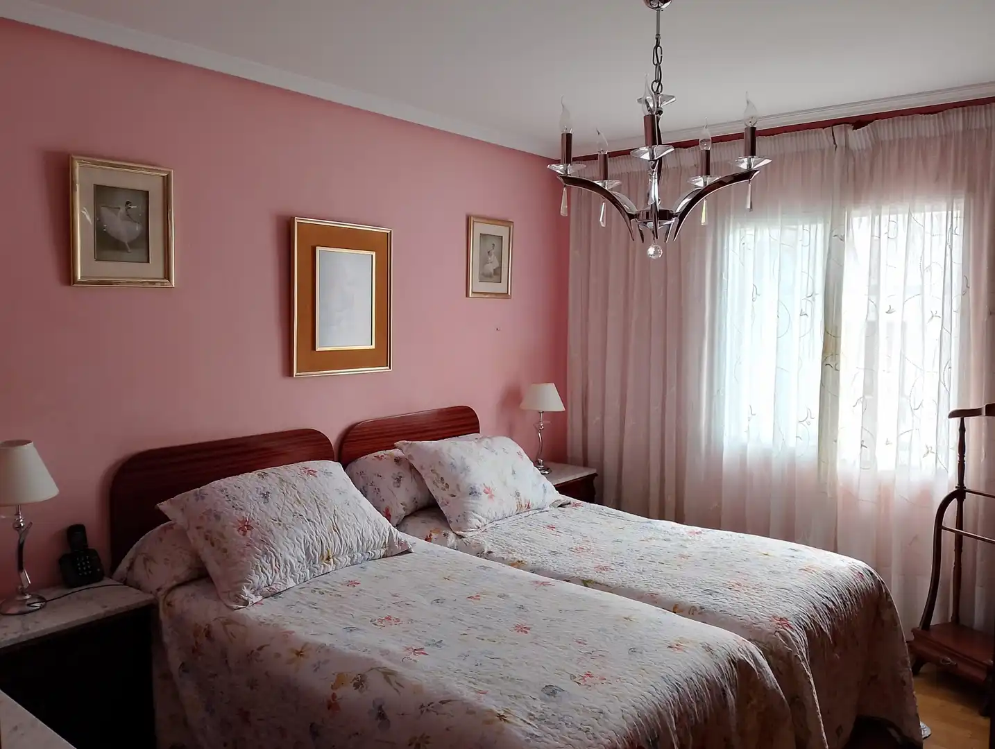Bedroom of Flat for rent in Donostia - San Sebastián   with Heating, Parquet flooring and Furnished